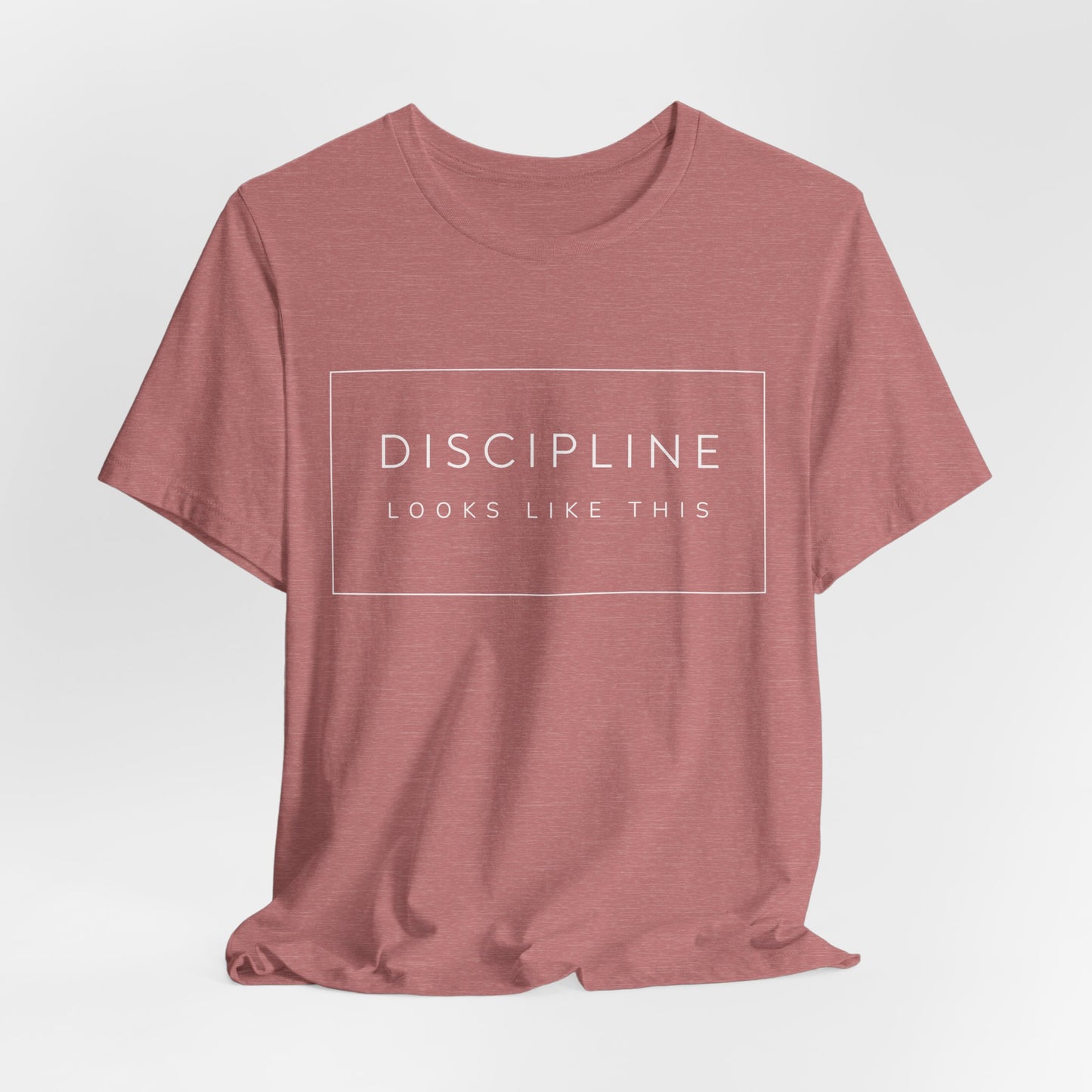 Discipline Looks Like This | Gym Motivation Shirt | Health Fitness Mindset, Workout Inspiration Tee, Gym Lover Gift