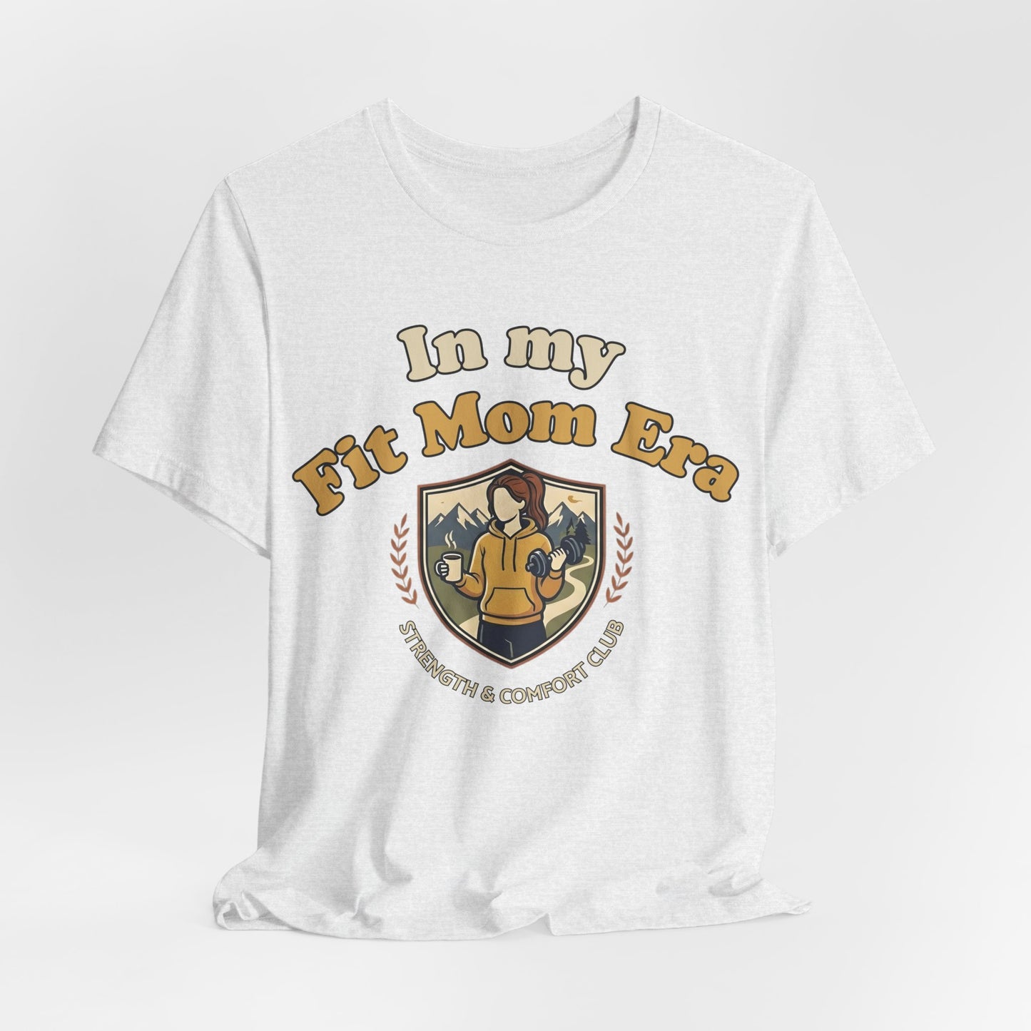 In My Fit Mom Era Hoodie, Fitness Mom Graphic, Strength & Comfort Club | Gym, Coffee, Retro Everyday Wear Hoodie Gift