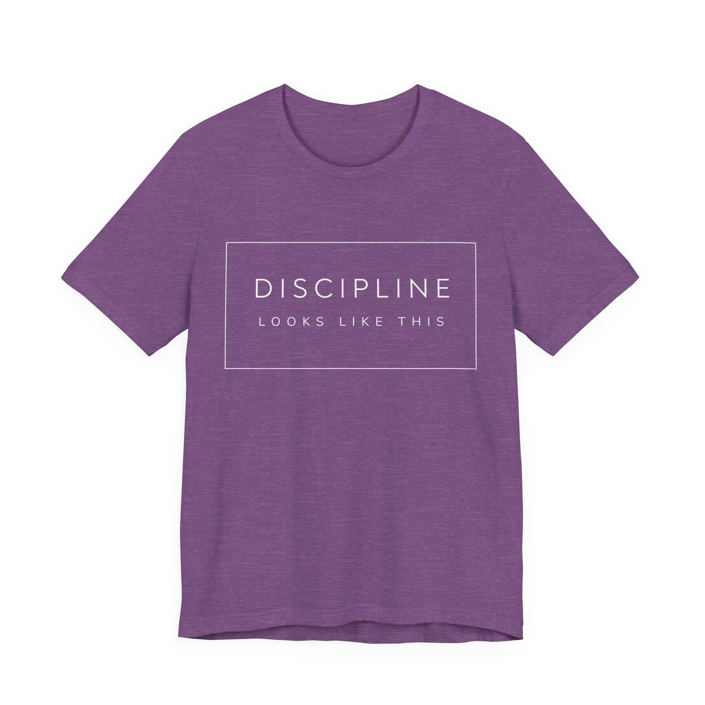 Discipline Looks Like This | Gym Motivation Shirt | Health Fitness Mindset, Workout Inspiration Tee, Gym Lover Gift