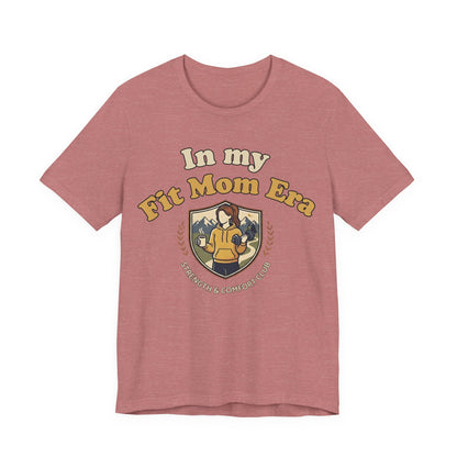 In My Fit Mom Era Hoodie, Fitness Mom Graphic, Strength & Comfort Club | Gym, Coffee, Retro Everyday Wear Hoodie Gift