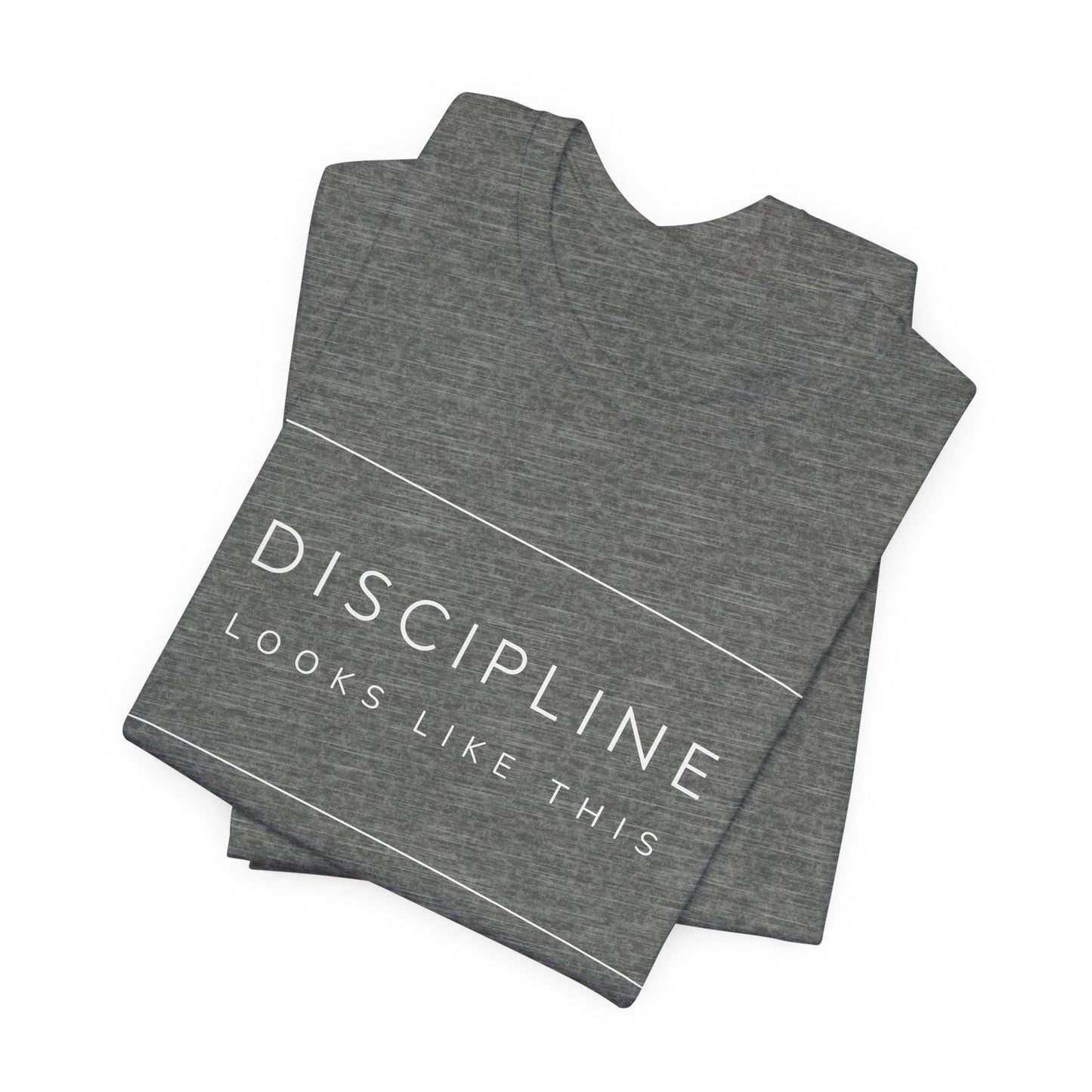 Discipline Looks Like This | Gym Motivation Shirt | Health Fitness Mindset, Workout Inspiration Tee, Gym Lover Gift