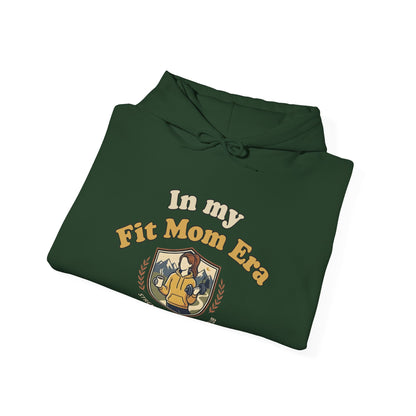 In My Fit Mom Era Hoodie, Graphic Sweatshirt for Active Moms | Fitness Mom Graphic, Strength & Comfort Club | Gym, Coffee, Retro Everyday Wear Gift
