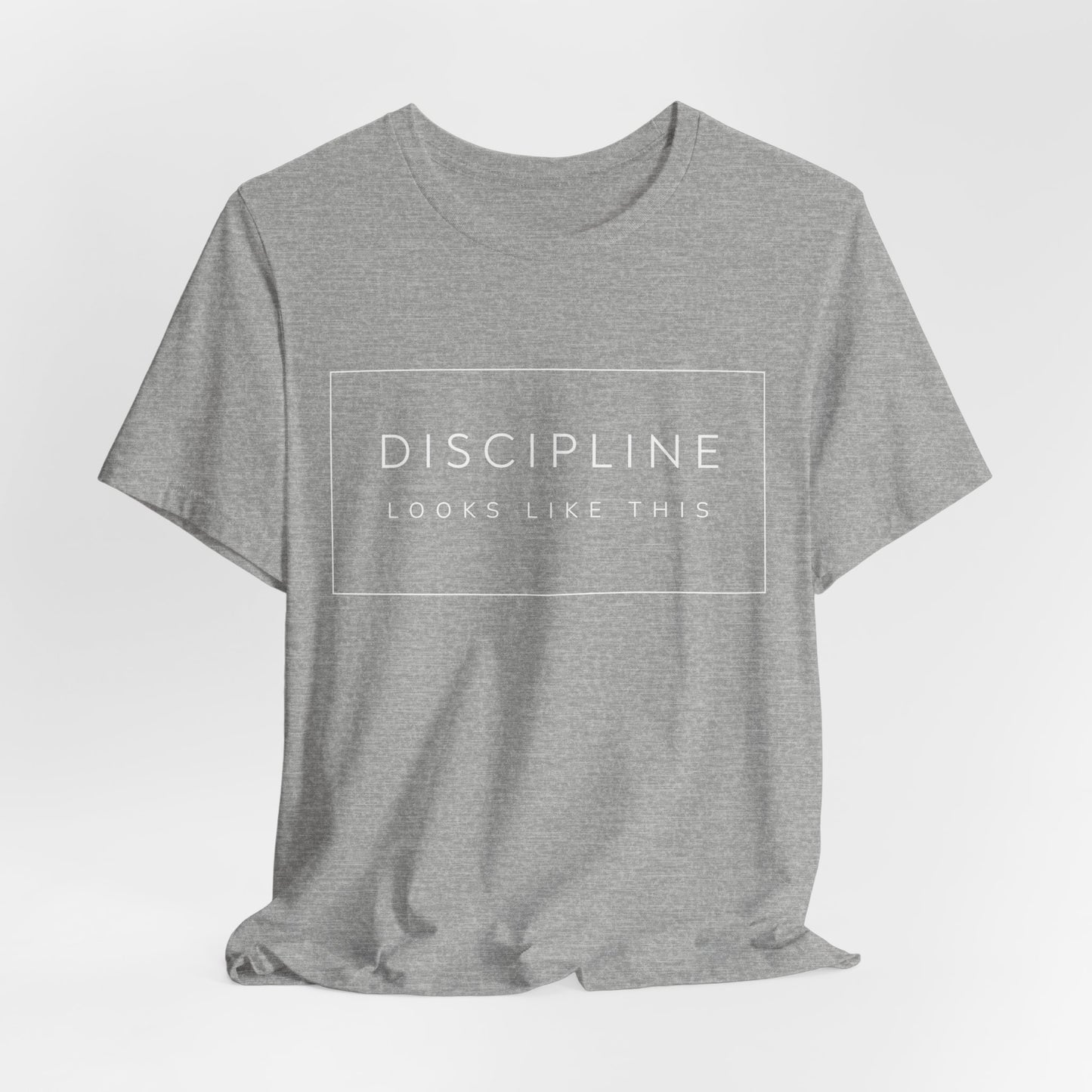 Discipline Looks Like This | Gym Motivation Shirt | Health Fitness Mindset, Workout Inspiration Tee, Gym Lover Gift