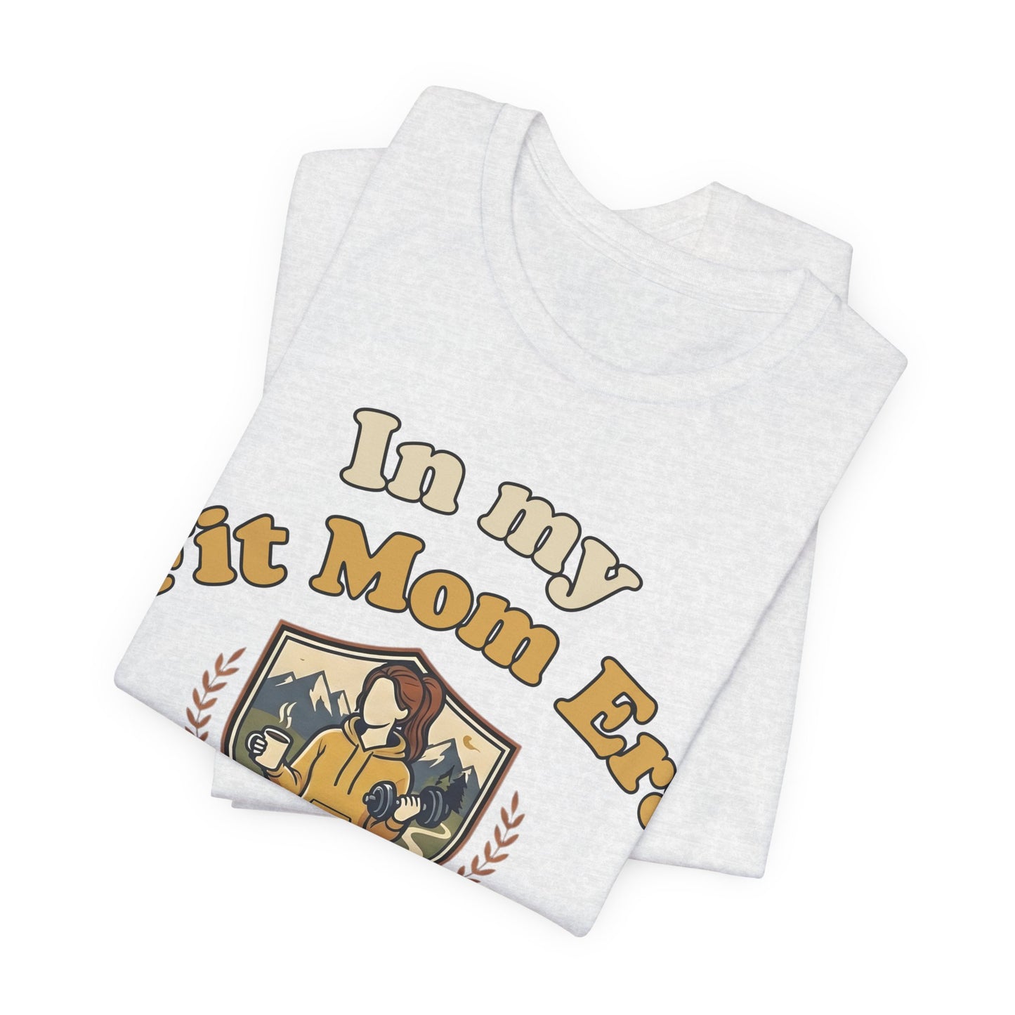 In My Fit Mom Era Hoodie, Fitness Mom Graphic, Strength & Comfort Club | Gym, Coffee, Retro Everyday Wear Hoodie Gift