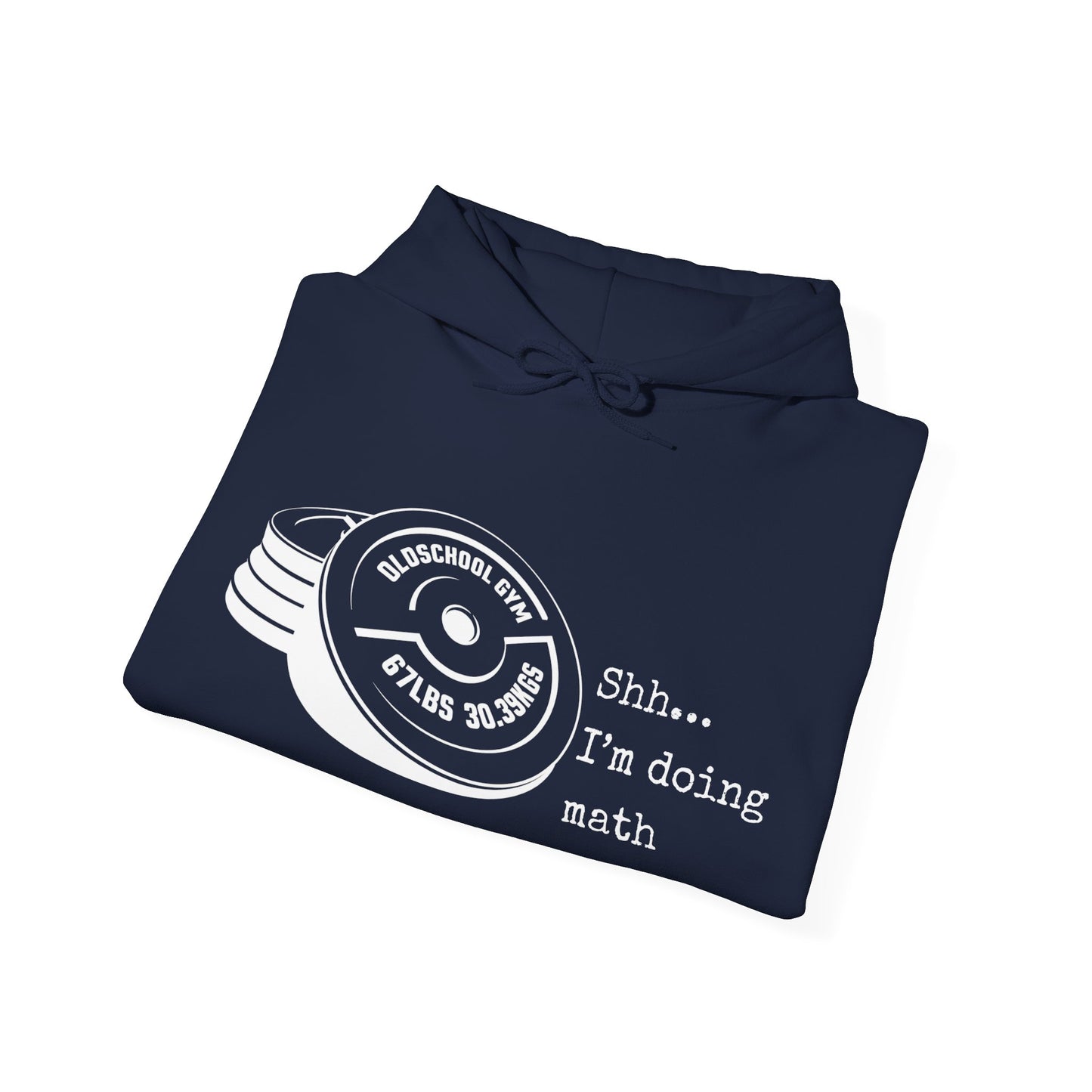 Shh I’m Doing Math Gym Shirt, 6-7 Meme Weightlifting Tee, Oldschool Gym Plate Design, Funny Fitness Workout T-Shirt, Gift