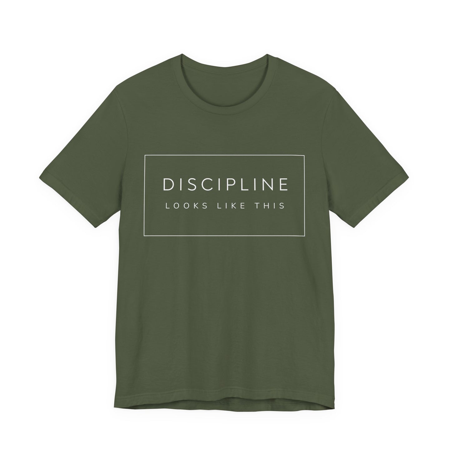Discipline Looks Like This | Gym Motivation Shirt | Health Fitness Mindset, Workout Inspiration Tee, Gym Lover Gift