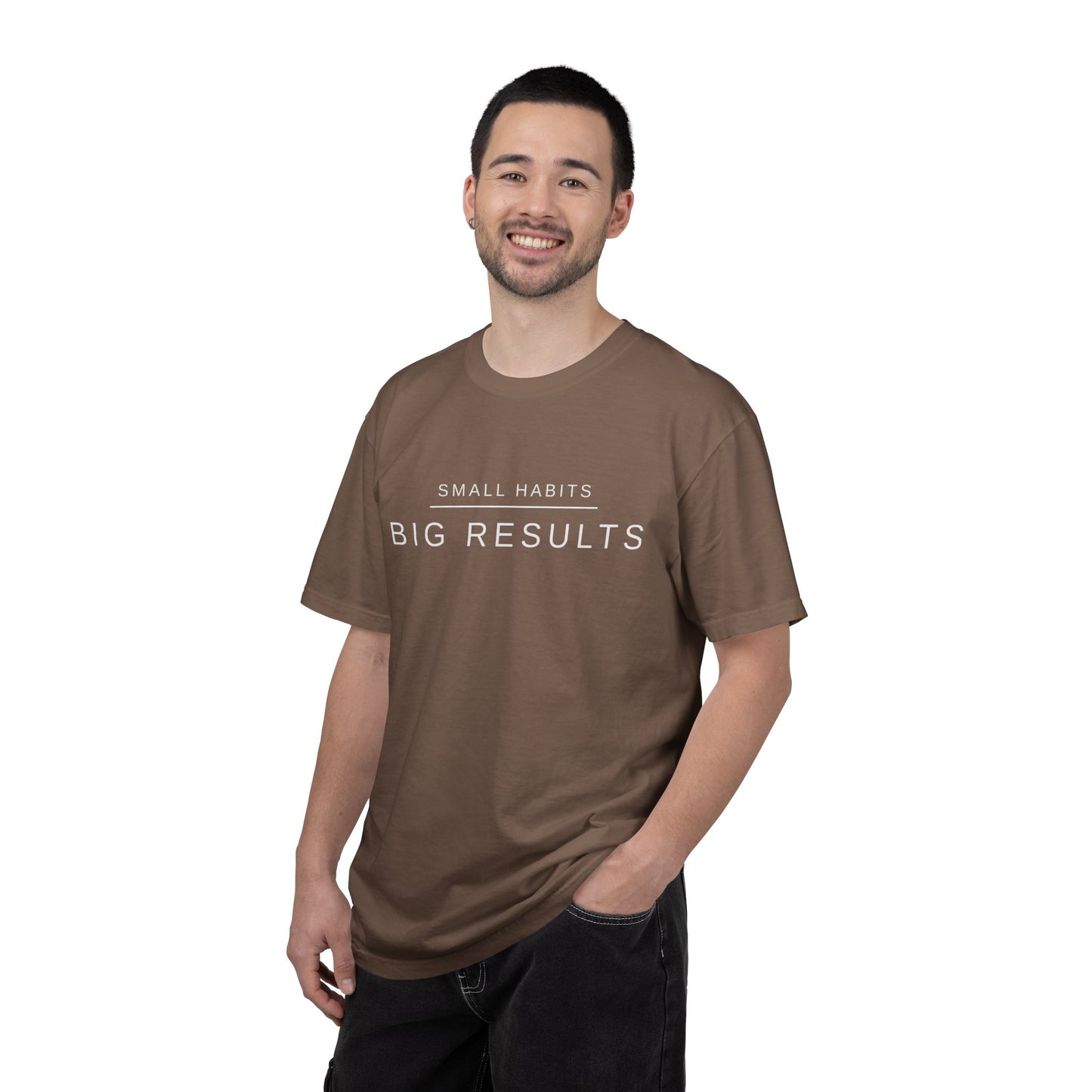Small Habits Big Results Shirt | Motivational Fitness Tee, Healthy Habits, Discipline Mindset, Wellness Lifestyle T Shirt, Self-Care Gift