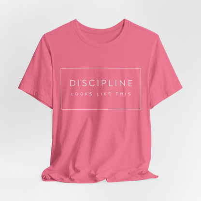 Discipline Looks Like This | Gym Motivation Shirt | Health Fitness Mindset, Workout Inspiration Tee, Gym Lover Gift