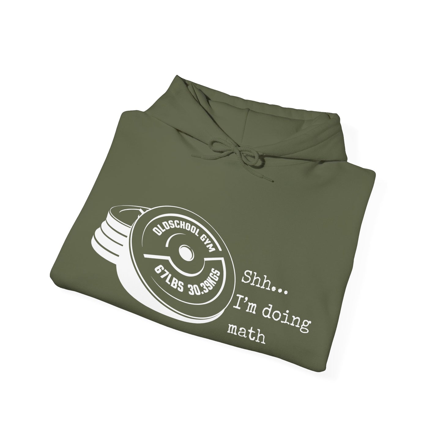 Shh I’m Doing Math Gym Shirt, 6-7 Meme Weightlifting Tee, Oldschool Gym Plate Design, Funny Fitness Workout T-Shirt, Gift