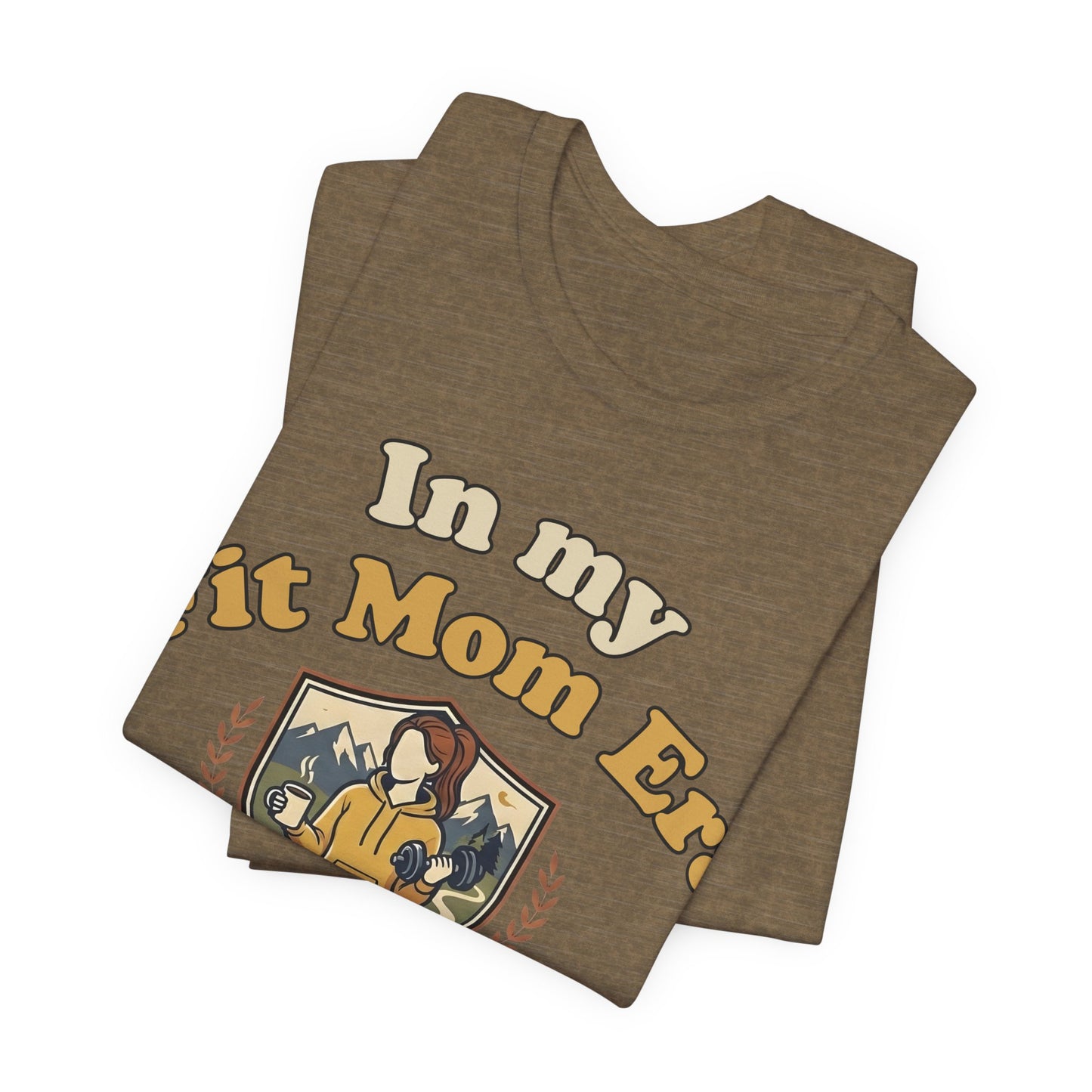 In My Fit Mom Era Hoodie, Fitness Mom Graphic, Strength & Comfort Club | Gym, Coffee, Retro Everyday Wear Hoodie Gift