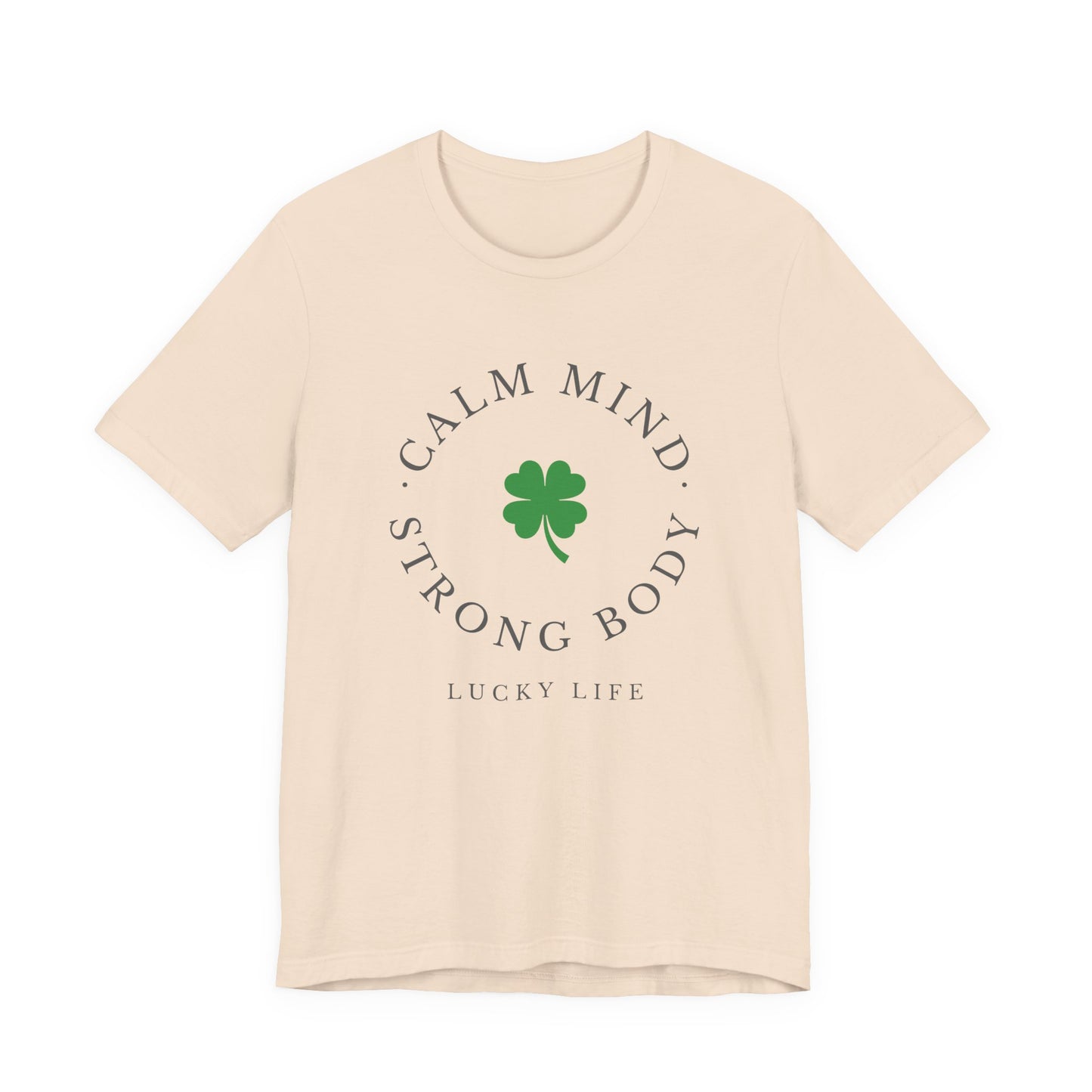 St Patrick’s Day Gym Shirt – Calm Mind Strong Body Lucky Life Shamrock Tee – Irish Fitness Shirt – Workout Motivation Shirt – St Paddy’s Day Workout Gift