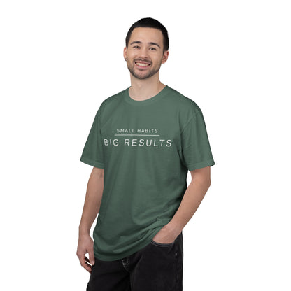 Small Habits Big Results Shirt | Motivational Fitness Tee, Healthy Habits, Discipline Mindset, Wellness Lifestyle T Shirt, Self-Care Gift