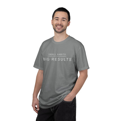 Small Habits Big Results Shirt | Motivational Fitness Tee, Healthy Habits, Discipline Mindset, Wellness Lifestyle T Shirt, Self-Care Gift