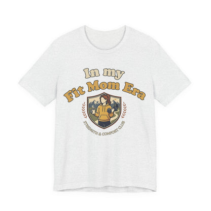 In My Fit Mom Era Hoodie, Fitness Mom Graphic, Strength & Comfort Club | Gym, Coffee, Retro Everyday Wear Hoodie Gift