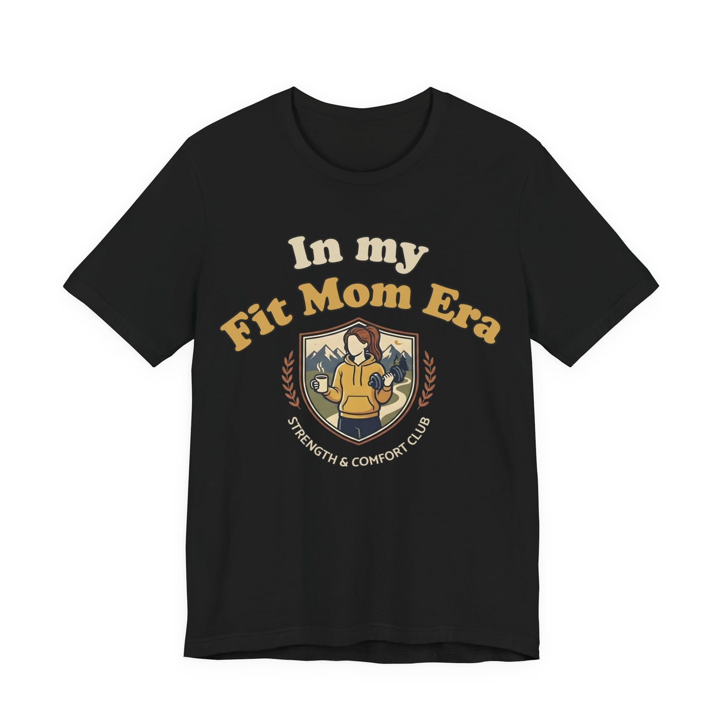 In My Fit Mom Era Hoodie, Fitness Mom Graphic, Strength & Comfort Club | Gym, Coffee, Retro Everyday Wear Hoodie Gift