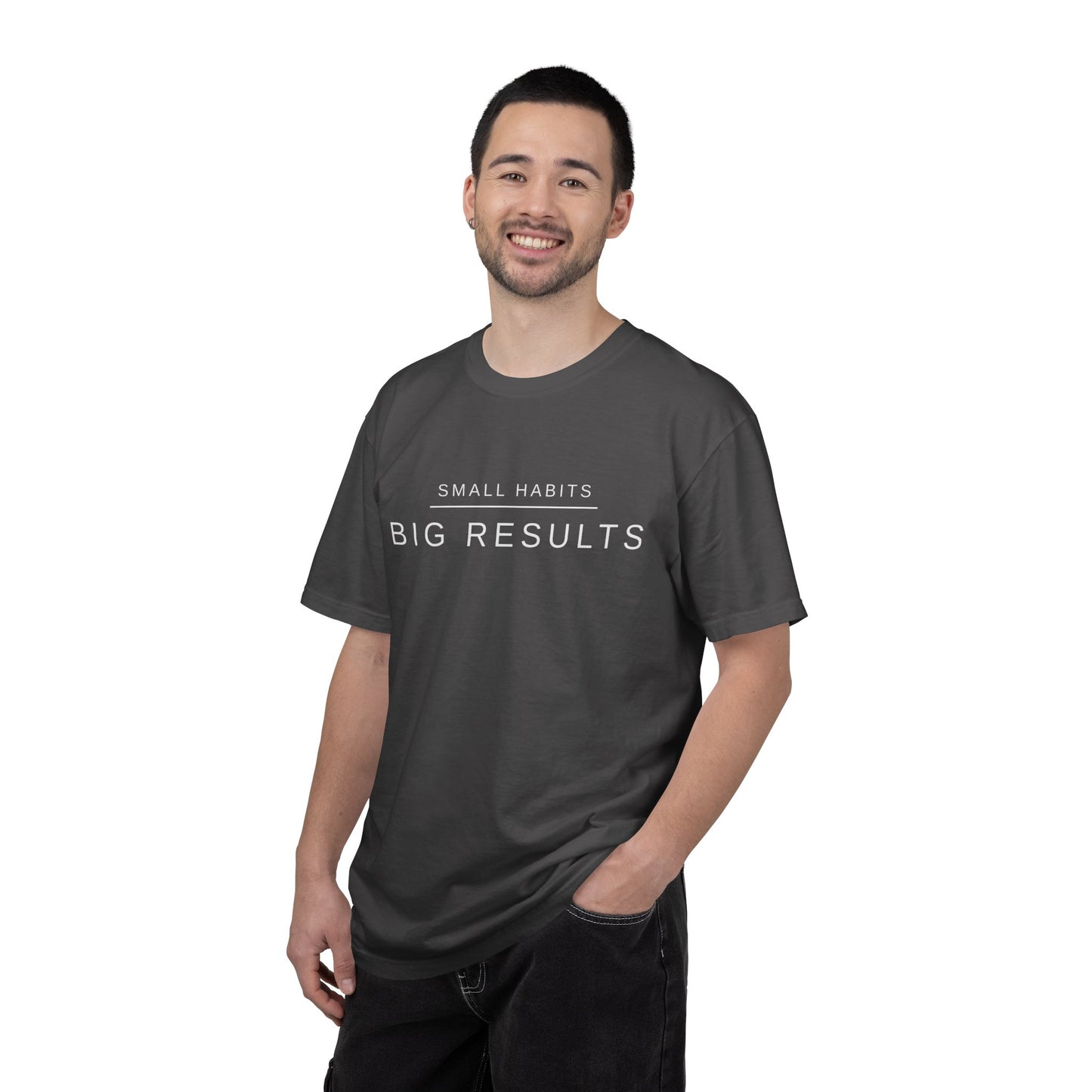 Small Habits Big Results Shirt | Motivational Fitness Tee, Healthy Habits, Discipline Mindset, Wellness Lifestyle T Shirt, Self-Care Gift