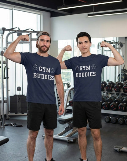Gym Buddies Shirt, Workout Buddy T-Shirt,  Gym Bestie Gift, Workout Partner Tee, Matching Fitness Friends Shirt, Lifting Training Buddy