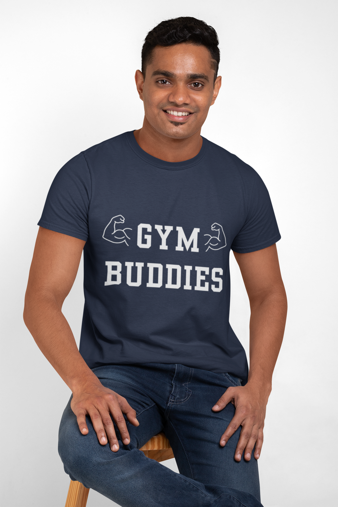 Gym Buddies Shirt, Workout Buddy T-Shirt,  Gym Bestie Gift, Workout Partner Tee, Matching Fitness Friends Shirt, Lifting Training Buddy