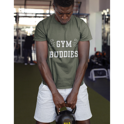 Gym Buddies Shirt, Workout Buddy T-Shirt,  Gym Bestie Gift, Workout Partner Tee, Matching Fitness Friends Shirt, Lifting Training Buddy
