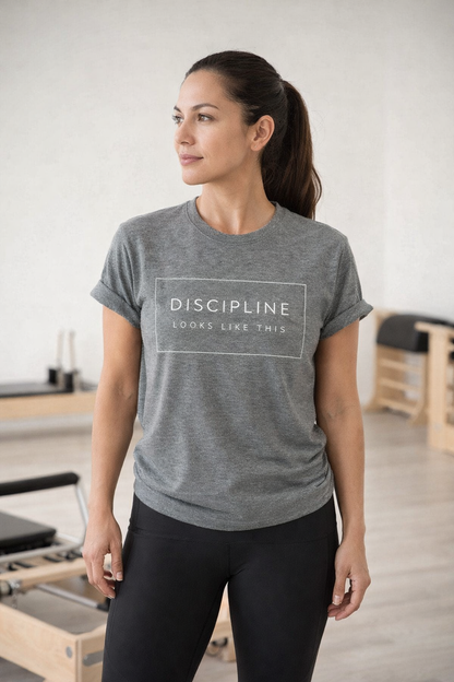 Discipline Looks Like This | Gym Motivation Shirt | Health Fitness Mindset, Workout Inspiration Tee, Gym Lover Gift