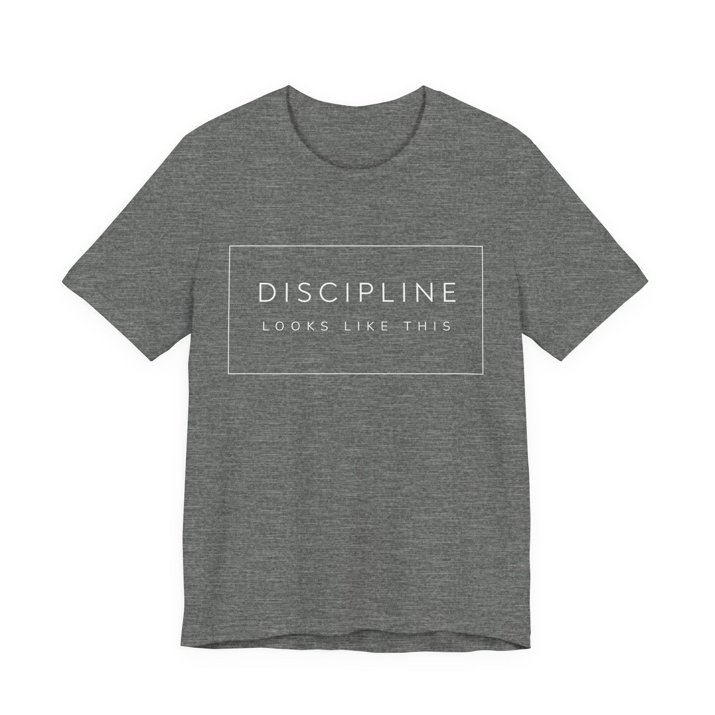 Discipline Looks Like This | Gym Motivation Shirt | Health Fitness Mindset, Workout Inspiration Tee, Gym Lover Gift