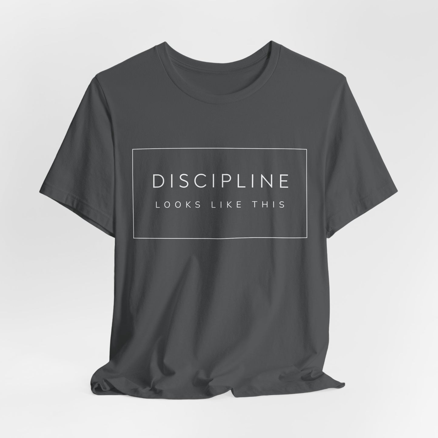 Discipline Looks Like This | Gym Motivation Shirt | Health Fitness Mindset, Workout Inspiration Tee, Gym Lover Gift