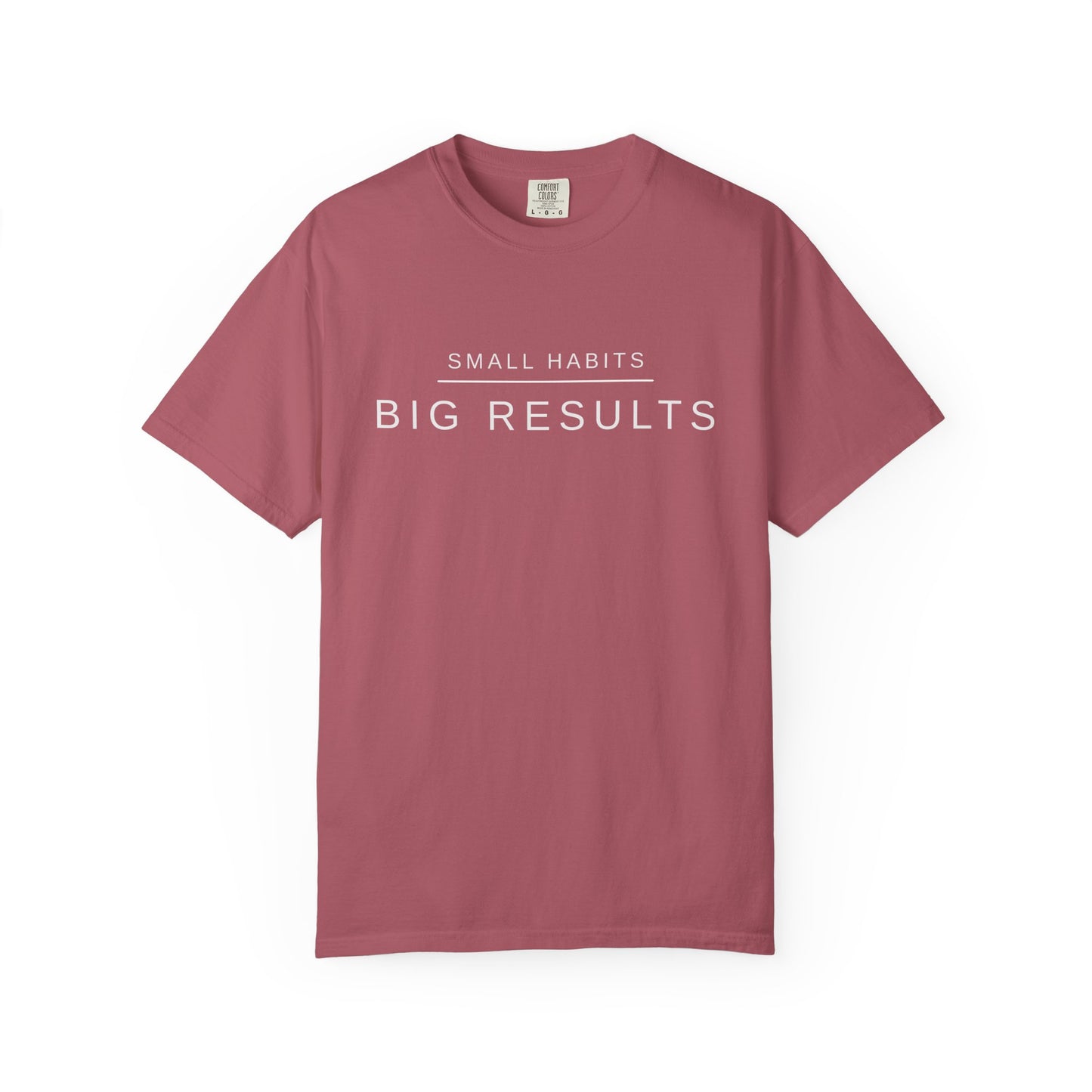 Small Habits Big Results Shirt | Motivational Fitness Tee, Healthy Habits, Discipline Mindset, Wellness Lifestyle T Shirt, Self-Care Gift