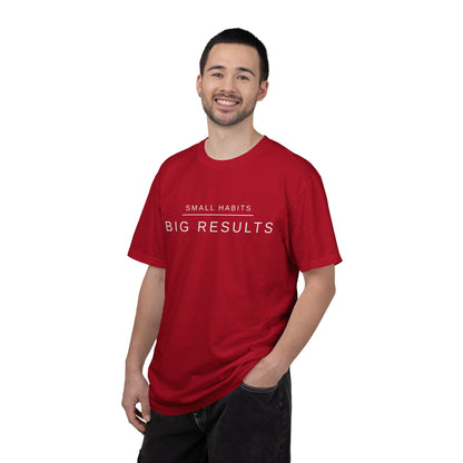 Small Habits Big Results Shirt | Motivational Fitness Tee, Healthy Habits, Discipline Mindset, Wellness Lifestyle T Shirt, Self-Care Gift