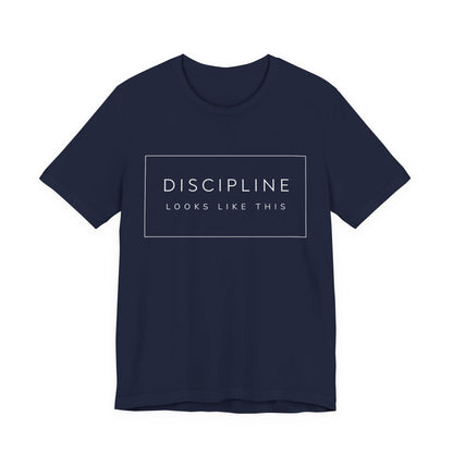 Discipline Looks Like This | Gym Motivation Shirt | Health Fitness Mindset, Workout Inspiration Tee, Gym Lover Gift