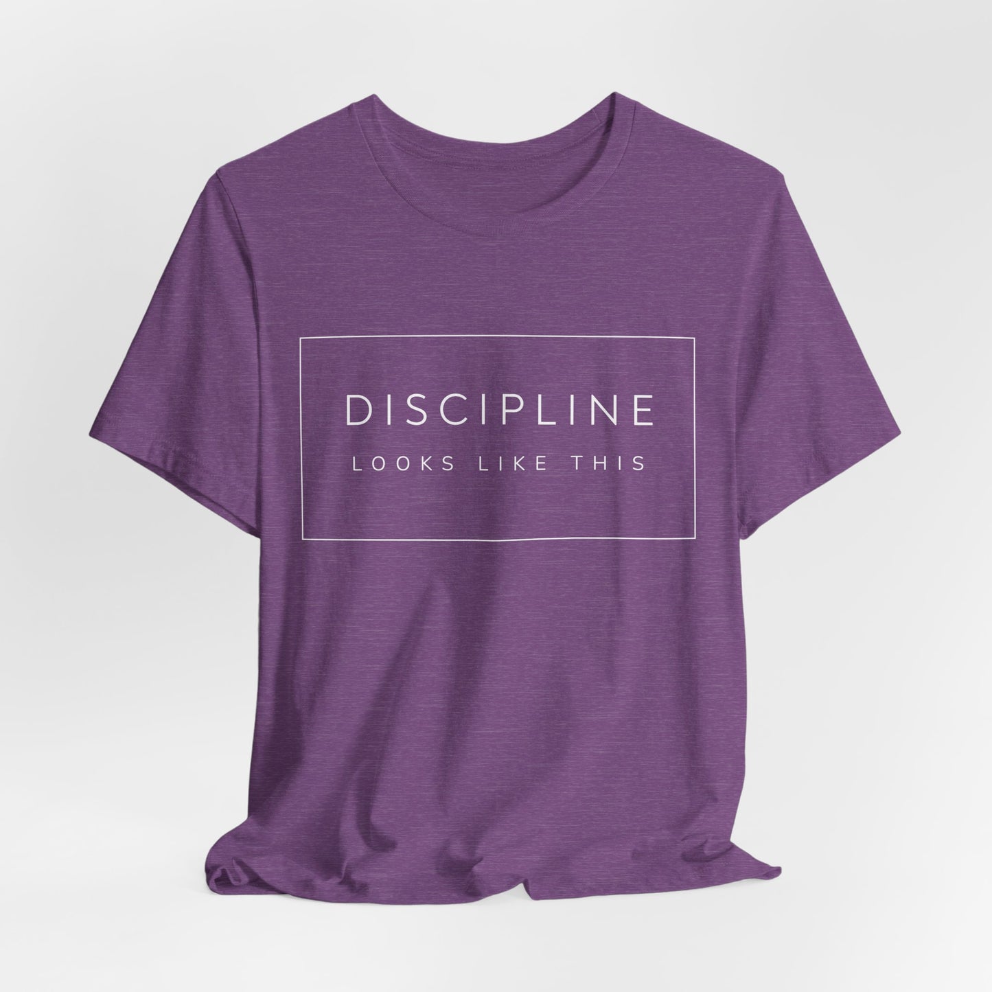 Discipline Looks Like This | Gym Motivation Shirt | Health Fitness Mindset, Workout Inspiration Tee, Gym Lover Gift