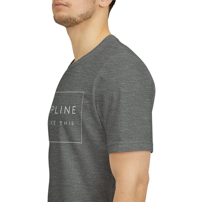 Discipline Looks Like This | Gym Motivation Shirt | Health Fitness Mindset, Workout Inspiration Tee, Gym Lover Gift
