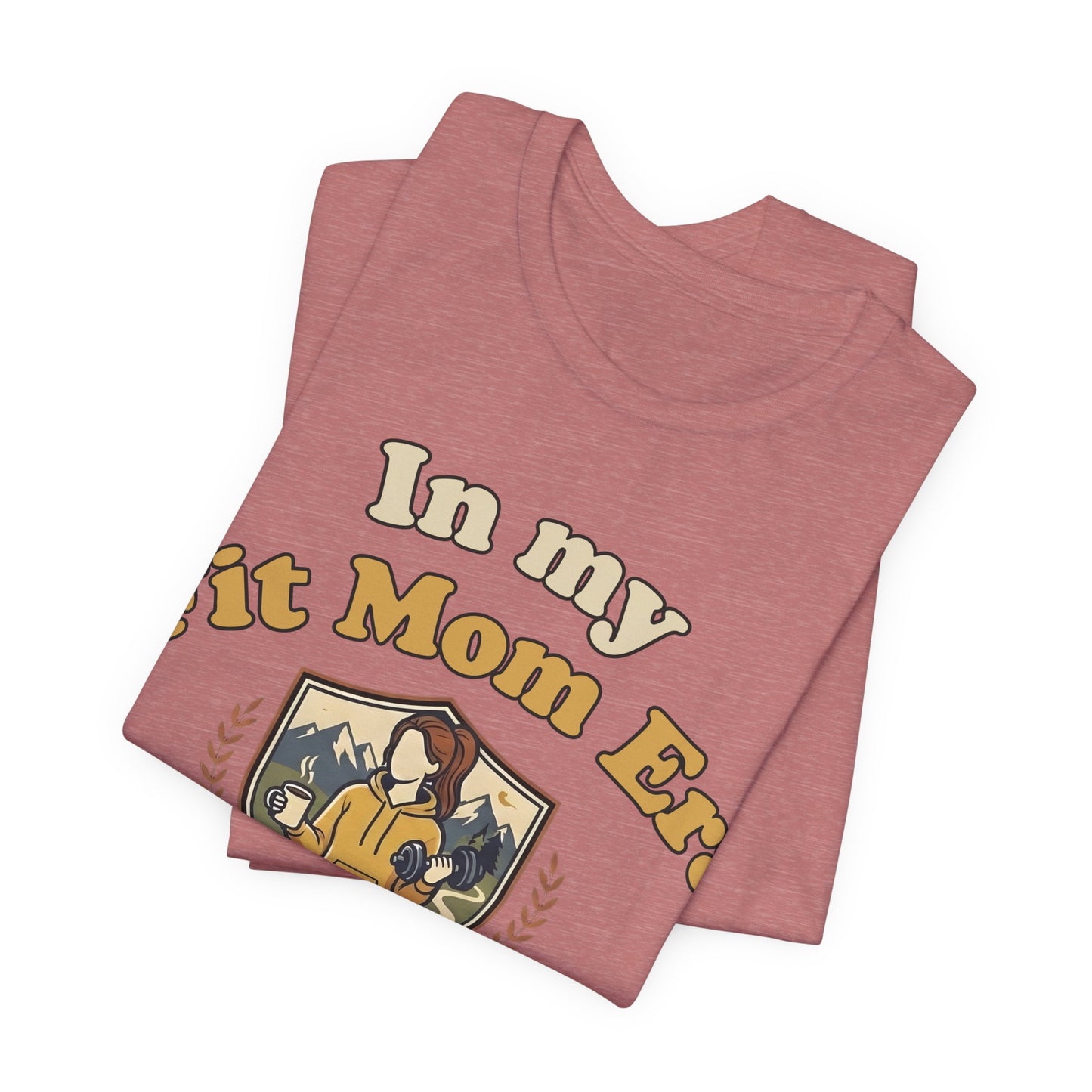 In My Fit Mom Era Hoodie, Fitness Mom Graphic, Strength & Comfort Club | Gym, Coffee, Retro Everyday Wear Hoodie Gift