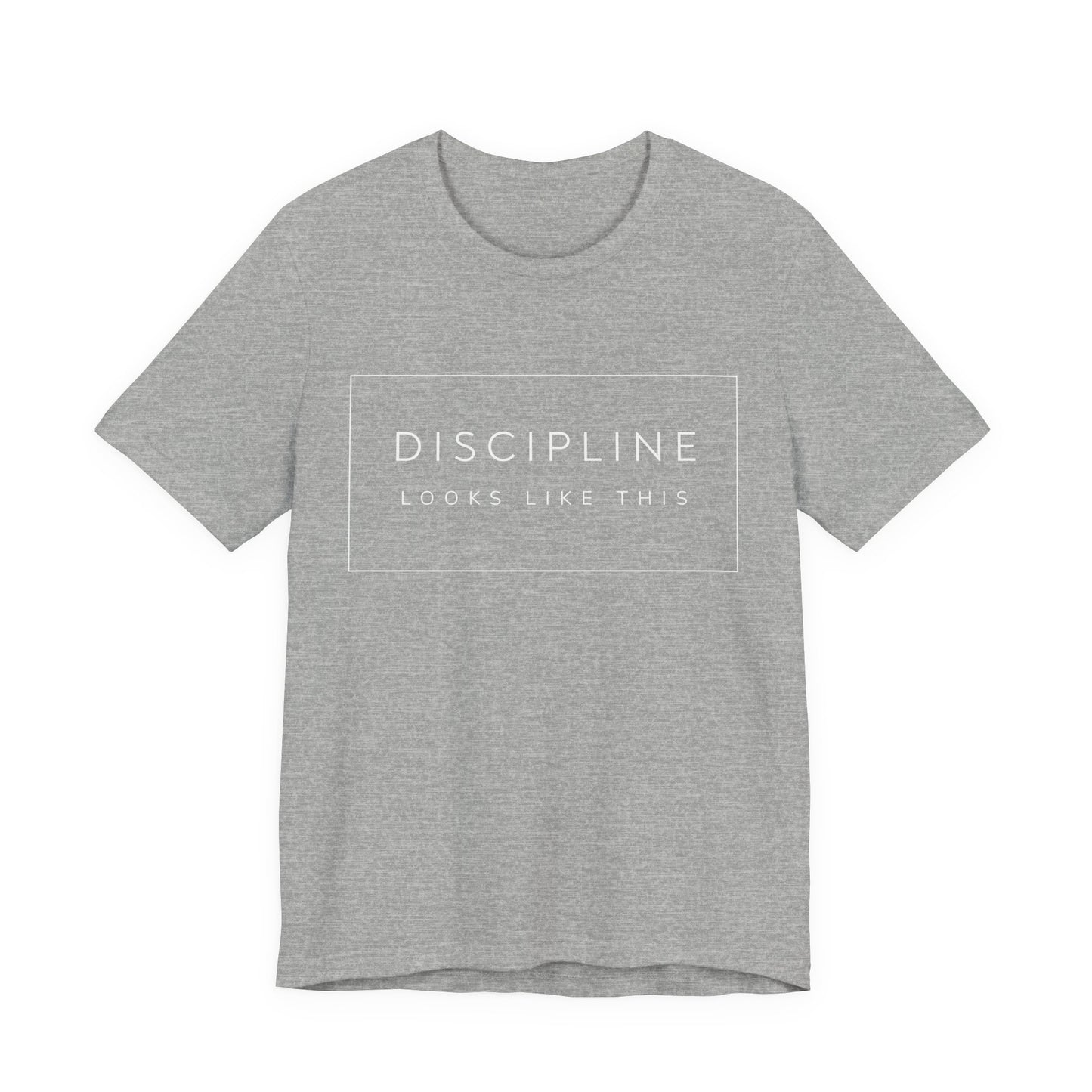 Discipline Looks Like This | Gym Motivation Shirt | Health Fitness Mindset, Workout Inspiration Tee, Gym Lover Gift