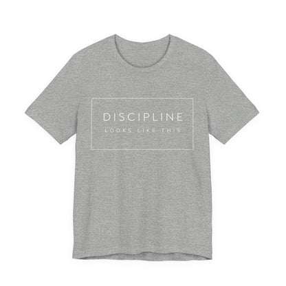 Discipline Looks Like This | Gym Motivation Shirt | Health Fitness Mindset, Workout Inspiration Tee, Gym Lover Gift