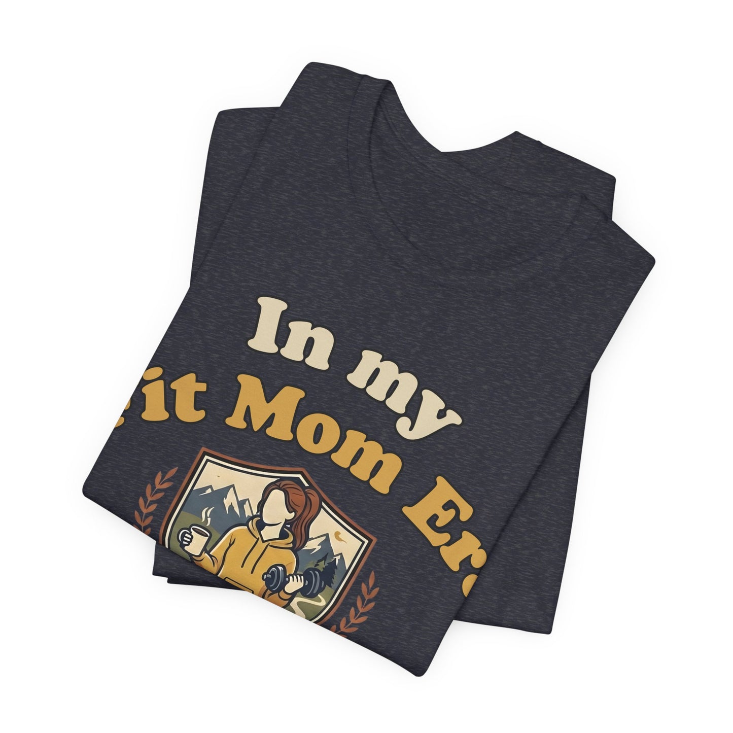 In My Fit Mom Era Hoodie, Fitness Mom Graphic, Strength & Comfort Club | Gym, Coffee, Retro Everyday Wear Hoodie Gift