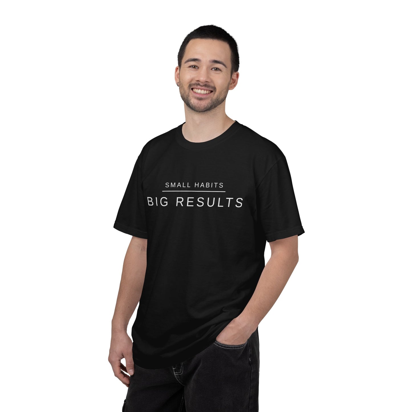 Small Habits Big Results Shirt | Motivational Fitness Tee, Healthy Habits, Discipline Mindset, Wellness Lifestyle T Shirt, Self-Care Gift