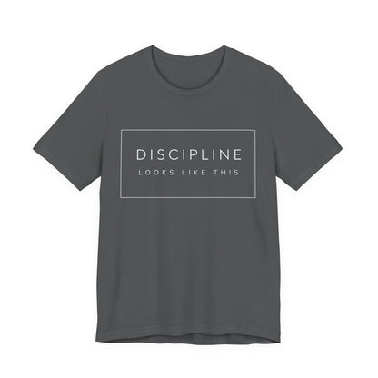 Discipline Looks Like This | Gym Motivation Shirt | Health Fitness Mindset, Workout Inspiration Tee, Gym Lover Gift