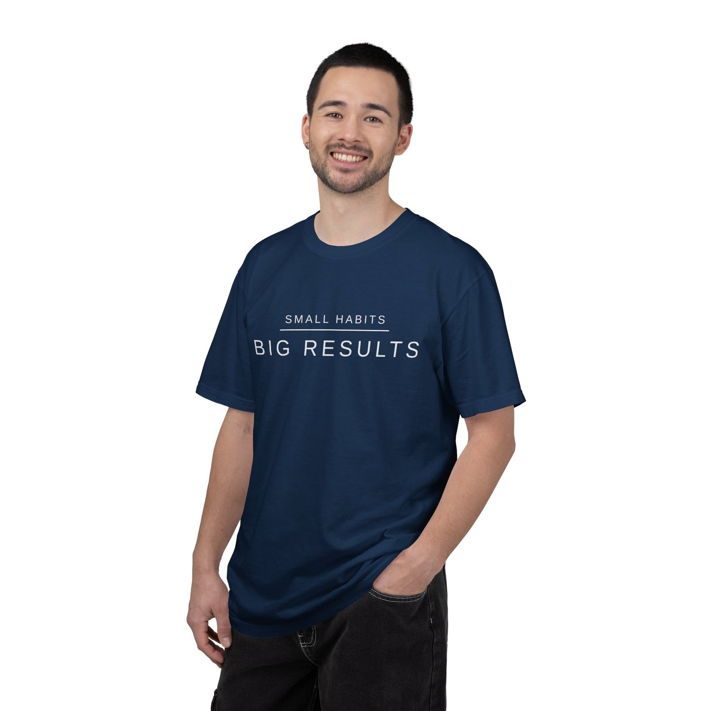 Small Habits Big Results Shirt | Motivational Fitness Tee, Healthy Habits, Discipline Mindset, Wellness Lifestyle T Shirt, Self-Care Gift