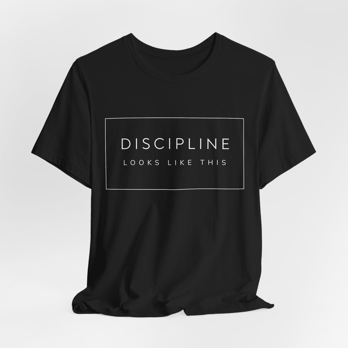 Discipline Looks Like This | Gym Motivation Shirt | Health Fitness Mindset, Workout Inspiration Tee, Gym Lover Gift