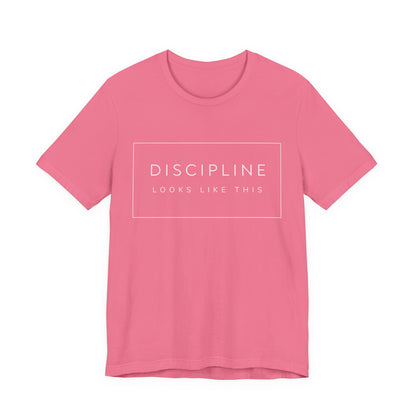 Discipline Looks Like This | Gym Motivation Shirt | Health Fitness Mindset, Workout Inspiration Tee, Gym Lover Gift