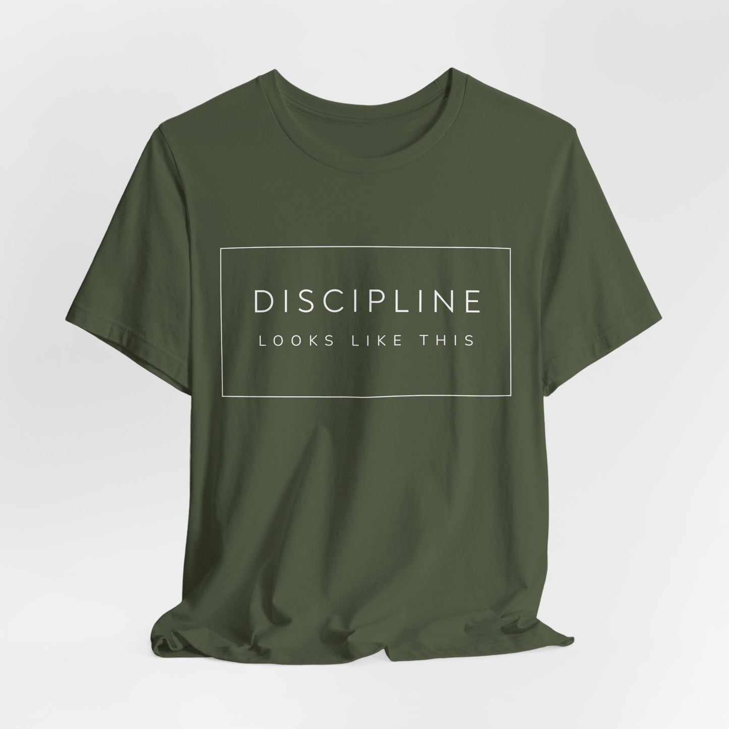 Discipline Looks Like This | Gym Motivation Shirt | Health Fitness Mindset, Workout Inspiration Tee, Gym Lover Gift
