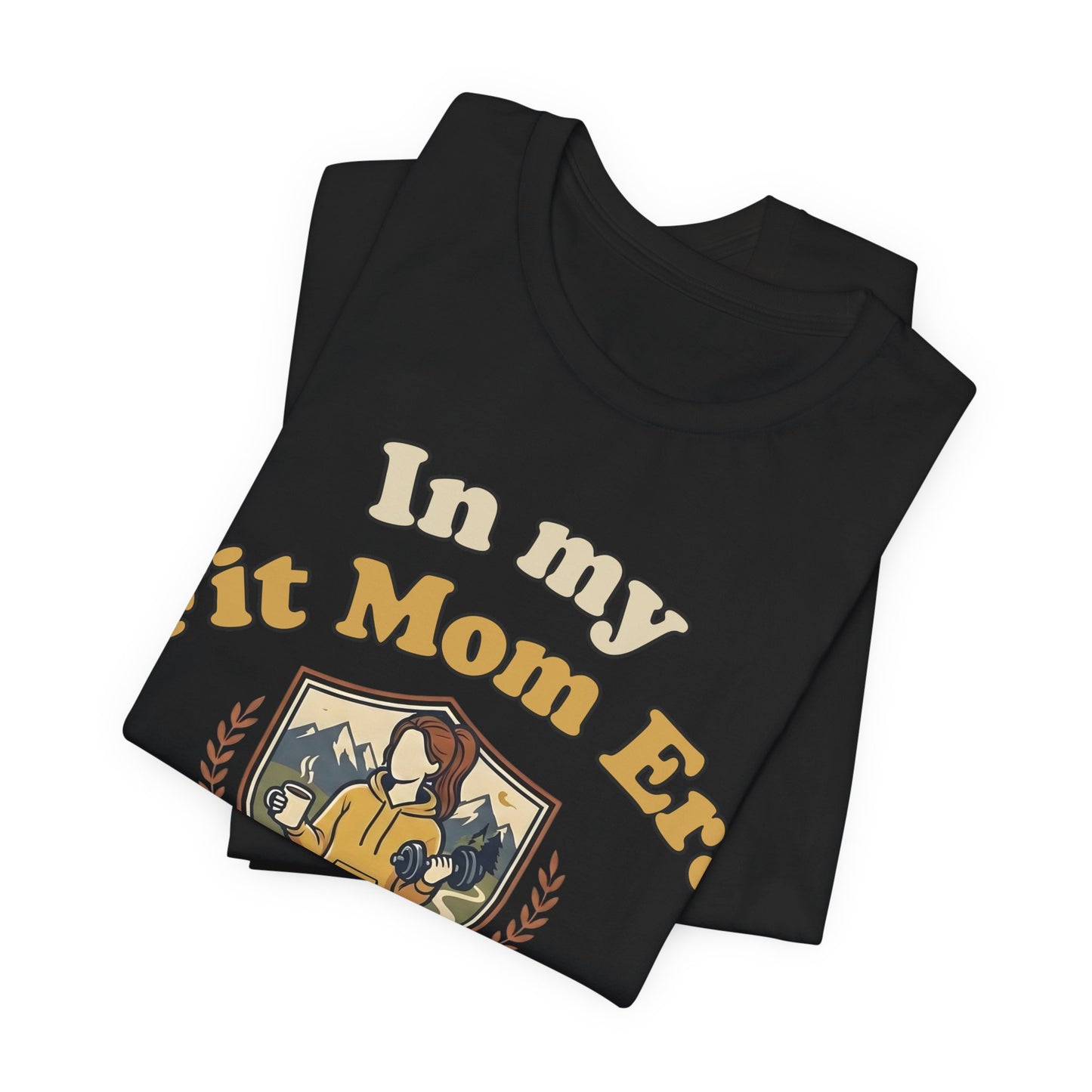 In My Fit Mom Era Hoodie, Fitness Mom Graphic, Strength & Comfort Club | Gym, Coffee, Retro Everyday Wear Hoodie Gift