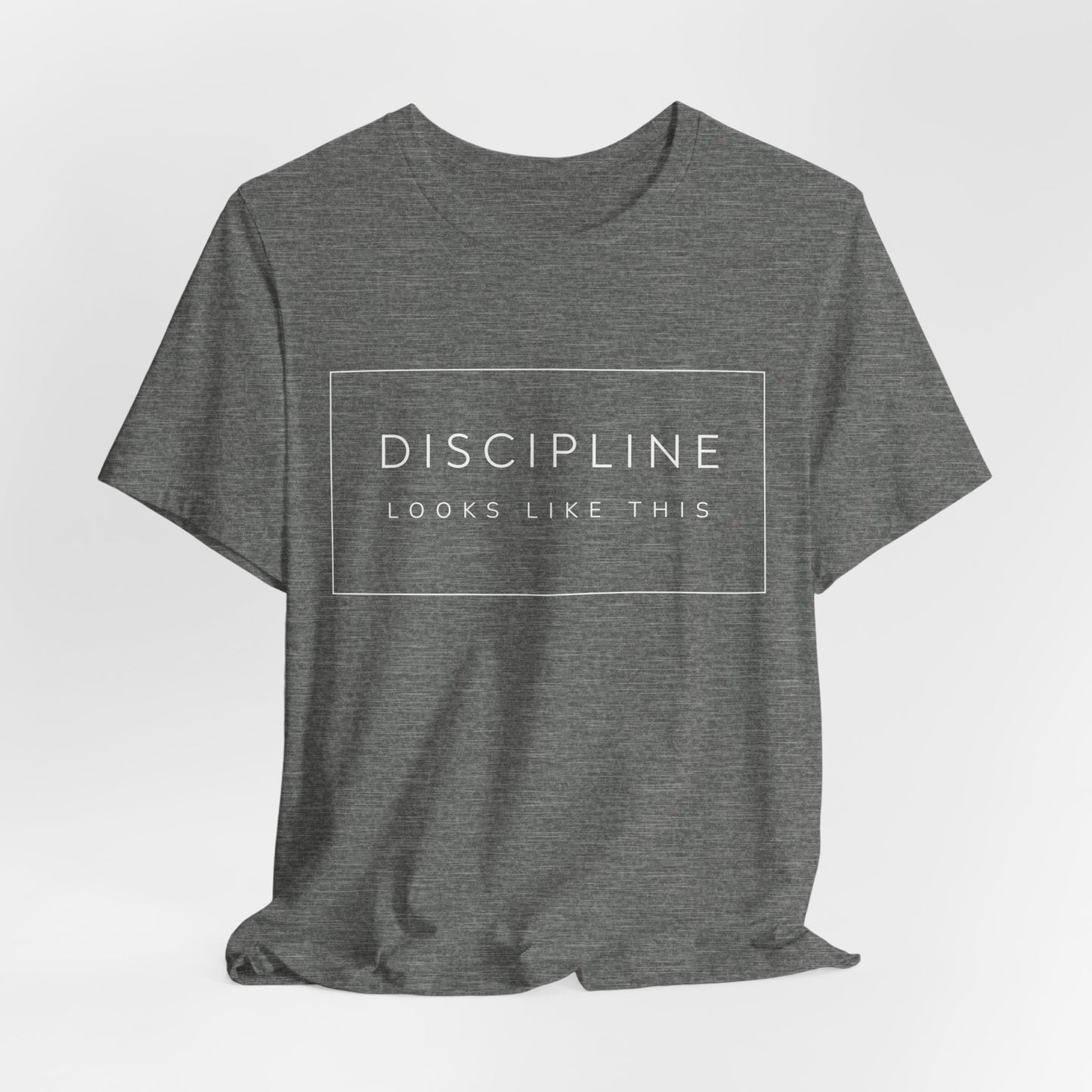 Discipline Looks Like This | Gym Motivation Shirt | Health Fitness Mindset, Workout Inspiration Tee, Gym Lover Gift