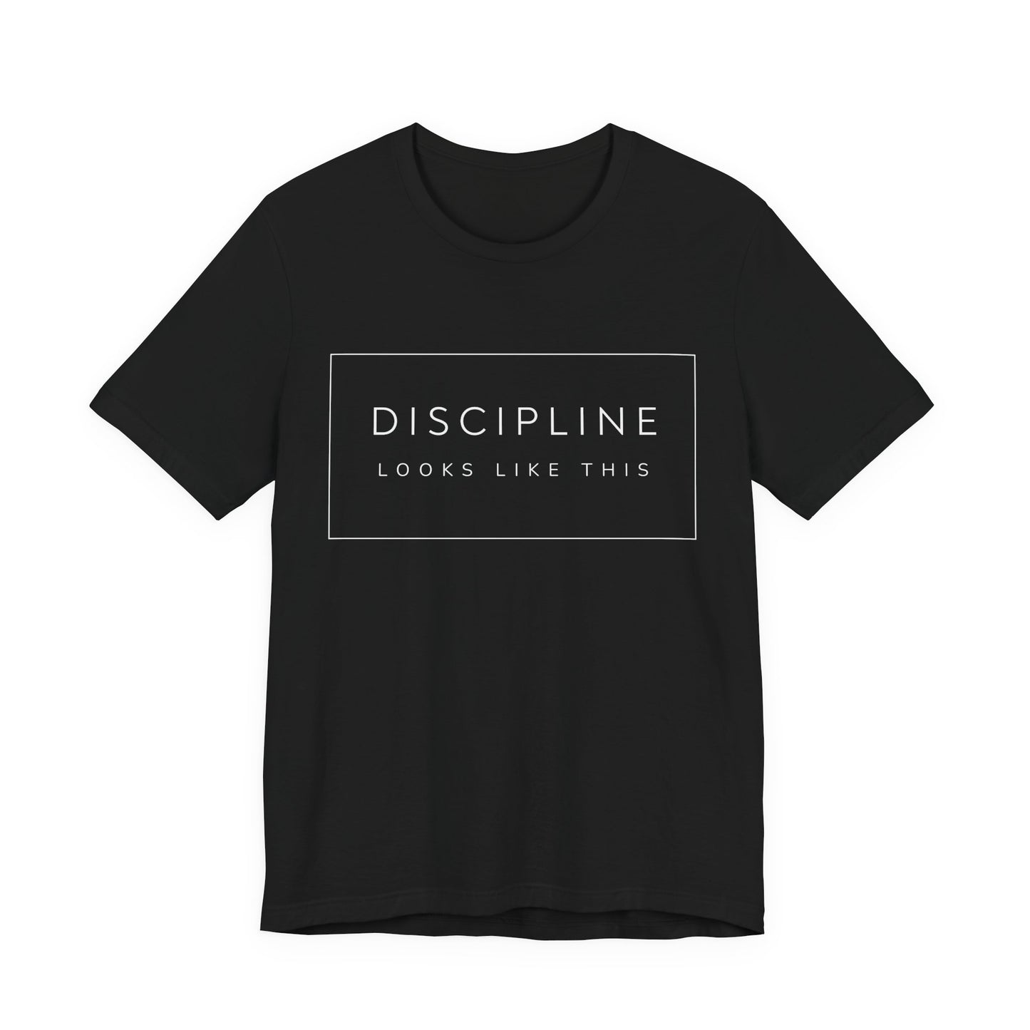 Discipline Looks Like This | Gym Motivation Shirt | Health Fitness Mindset, Workout Inspiration Tee, Gym Lover Gift