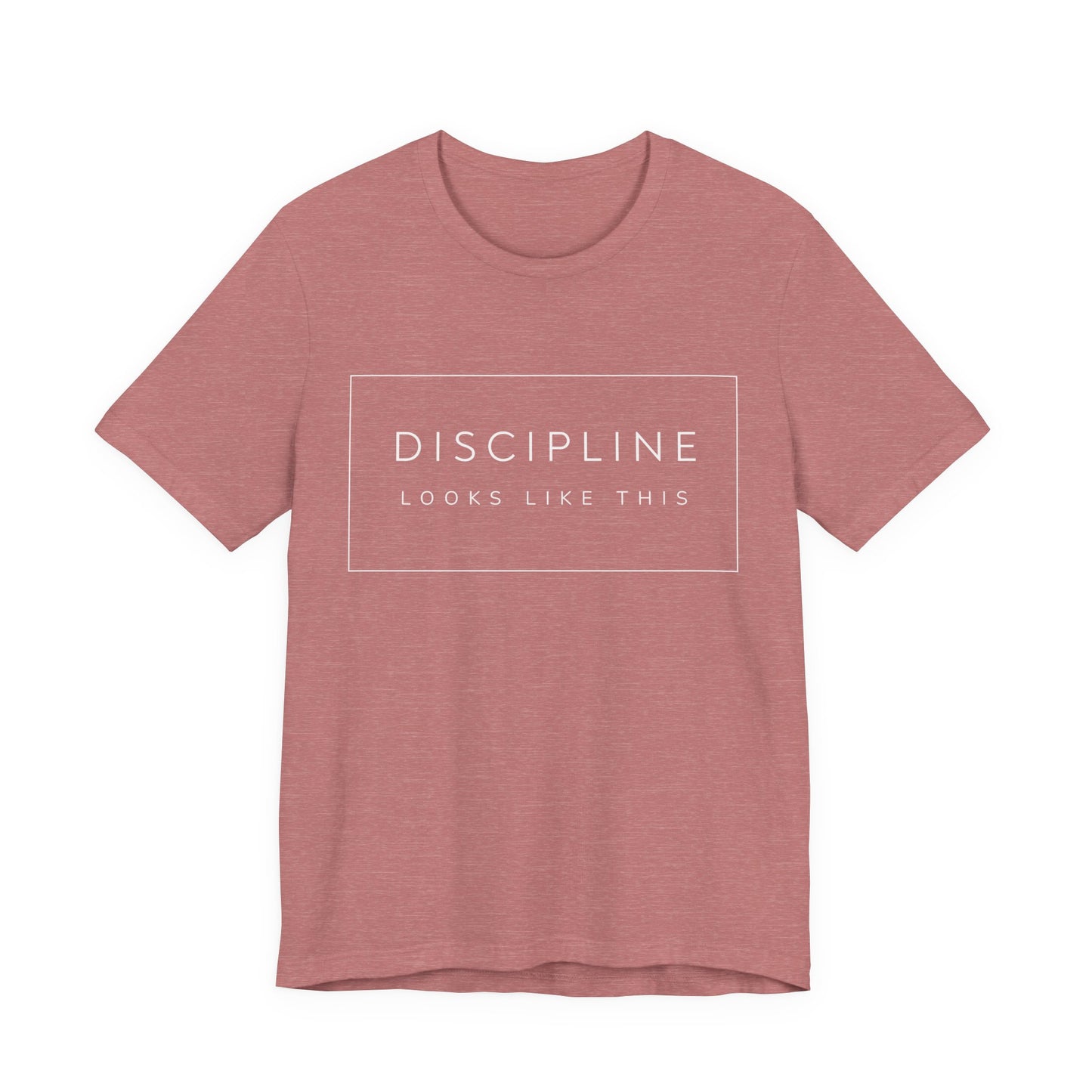Discipline Looks Like This | Gym Motivation Shirt | Health Fitness Mindset, Workout Inspiration Tee, Gym Lover Gift