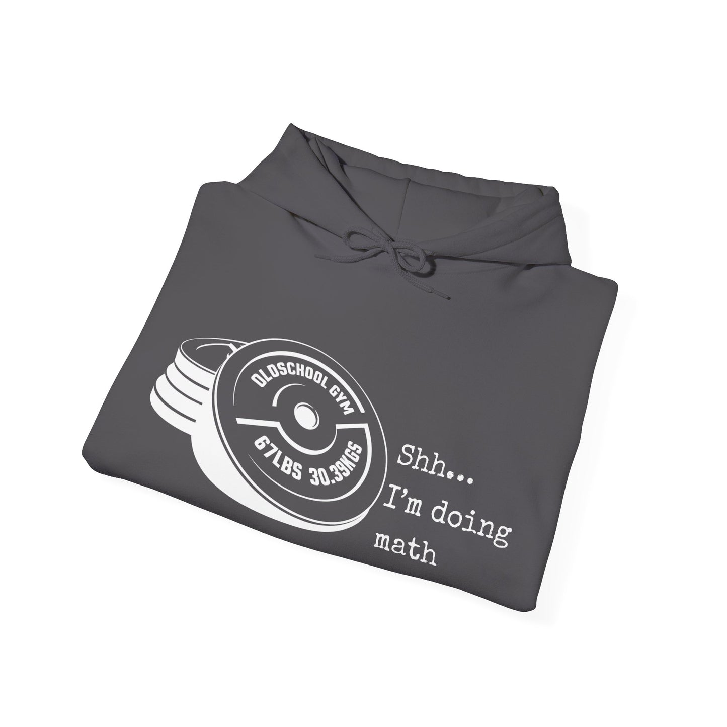 Shh I’m Doing Math Gym Shirt, 6-7 Meme Weightlifting Tee, Oldschool Gym Plate Design, Funny Fitness Workout T-Shirt, Gift